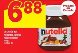 Maxi TARTINADE AUX NOISETTES NUTELLA | HAZELNUT SPREAD, 725 G offer