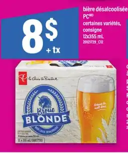 Maxi BIÈRE DÉSALCOOLISÉE PC, 12x355 mL offer