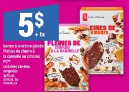 Maxi BARRES À LA CRÈME GLACÉE PLEINES DE CHURRO À LA CANNELLE OU S'MORES PC, 4x72 mL offer