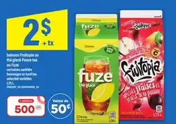 Maxi BOISSON FRUITOPIA OU THÉ GLACÉ OU FUZE, 1, 75 L offer