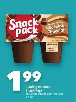 Marche Ami POUDING EN COUPE SNACK PACK offer