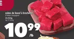 Marche Ami cubes de boeuf à brochette offer