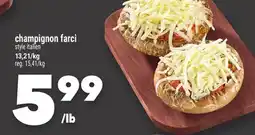 Marche Ami CHAMPIGNON FARCI | STYLE ITALIEN offer