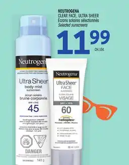 Uniprix NEUTROGENA Écrans solaires sélectionnés offer