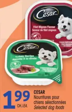 Uniprix CESAR Nourritures pour chiens sélectionnées/Selected dog foods offer