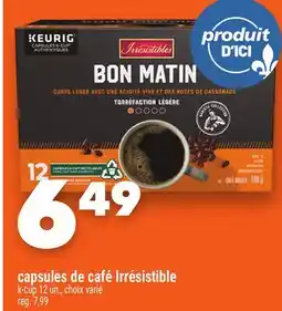 Marche Ami CAPSULES DE CAFÉ IRRÉSISTIBLE offer
