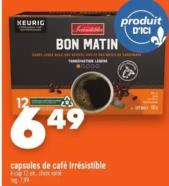 Marche Ami CAPSULES DE CAFÉ IRRÉSISTIBLE offer