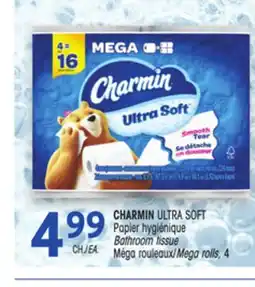 Uniprix CHARMIN ULTRA SOFT Papier hygiénique Méga rouleaux/Bathroom tissue Mega rolls offer