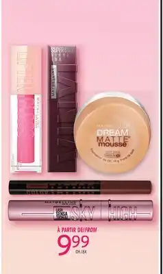 Uniprix MAYBELLINE NEW YORK Maquillage sélectionnées/Selected makeup products offer