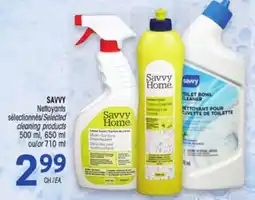 Uniprix SAVVY Nettoyants sélectionnés/Selected cleaning products offer