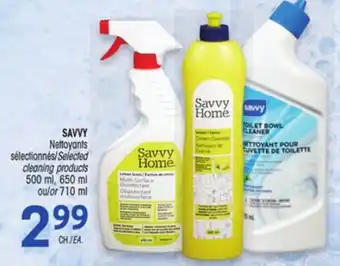 Uniprix SAVVY Nettoyants sélectionnés/Selected cleaning products offer