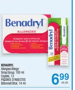 Uniprix BENADRYL Allergies/Allergy offer