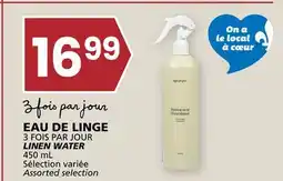 Rachelle-Bery Grocery 3 FOIS PAR JOUR LINEN WATER offer