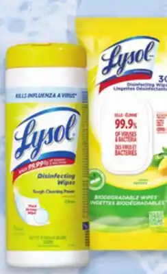 Uniprix LYSOL Lingettes désinfectantes / Disinfecting wipes offer