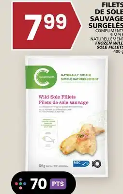 Rachelle-Bery Grocery COMPLIMENTS SIMPLE NATURELLEMENT FROZEN WILD SOLE FILLETS offer