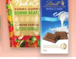 Uniprix NOSH & CO. Friandises/Candies,LINDT LINDOR, SWISS CLASSIC Tablette de chocolat/Chocolat bar offer