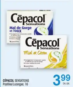Uniprix CÉPACOL SENSATIONS Pastilles/Lozenges offer