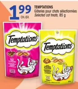 Uniprix TEMPTATIONS Gâteries pour chats sélectionnées / Selected cat treats offer
