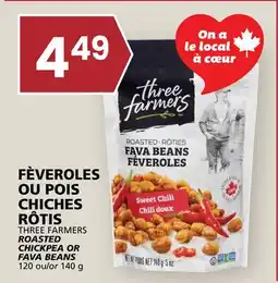 Rachelle-Bery Grocery THREE FARMERS ROASTED CHICKPEA OR FAVA BEANS offer