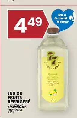 Rachelle-Bery Grocery HERITAGE 77 REFRIGERATED FRUIT JUICE offer