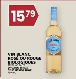 Rachelle-Bery Grocery STEFANO FAITA ORGANIC WHITE, ROSÉ OR RED WINE offer
