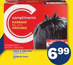 Marché Bonichoix COMPLIMENTS GARBAGE BAGS offer