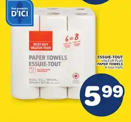 Marché Bonichoix VALEUR PLUS PAPER TOWELS offer