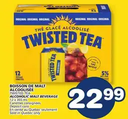 Marché Bonichoix TWISTED TEA ALCOHOLIC MALT BEVERAGE offer