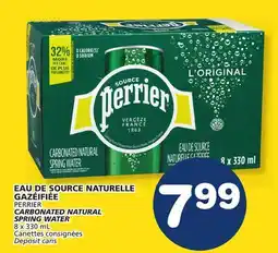 Marché Bonichoix PERRIER CARBONATED NATURAL SPRING WATER offer