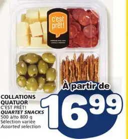 Marché Bonichoix C'EST PRÊT! QUARTET SNACKS offer