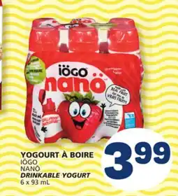 Marché Bonichoix IÖGO NANÖ DRINKABLE YOGURT offer