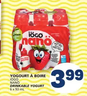 Marché Bonichoix IÖGO NANÖ DRINKABLE YOGURT offer