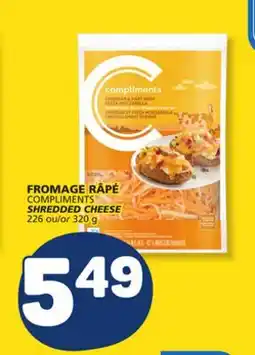 Marché Bonichoix COMPLIMENTS SHREDDED CHEESE offer