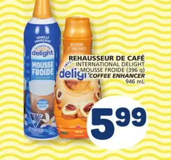 Marché Bonichoix INTERNATIONAL DELIGHT COFFEE ENHANCER MOUSSE FROIDE (396 g) 946 mL offer