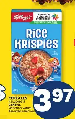 Marché Bonichoix KELLOGG'S CEREAL offer