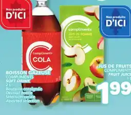 Marché Bonichoix COMPLIMENTS SOFT DRINK offer