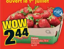 Super C FRAISES | STRAWBERRIES offer