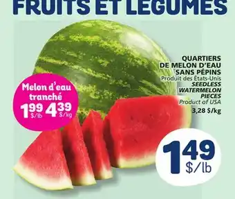 Marché Bonichoix SEEDLESS WATERMELON PIECES offer