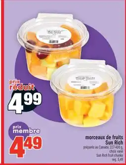 Super C morceaux de fruits Sun Rich | Sun Rich fruit chunks offer