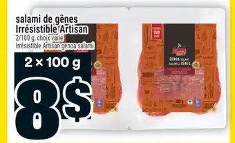 Super C salami de gênes Irrésistible Artisan | Irrésistible Artisan genoa salami offer