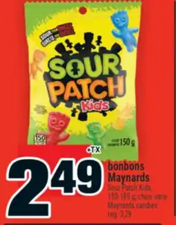 Super C bonbons Maynards Sour Patch Kids | Sour Patch Kids Maynards candies offer