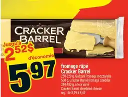 Super C fromage râpé Cracker Barrel | Cracker Barrel shredded cheese offer