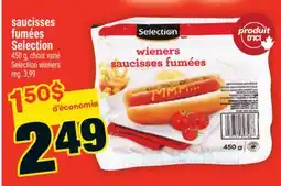 Super C saucisses fumées Selection | Selection wieners offer