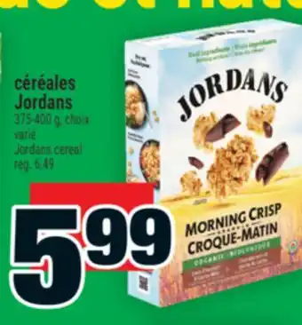 Super C céréales Jordans | Jordans cereal offer
