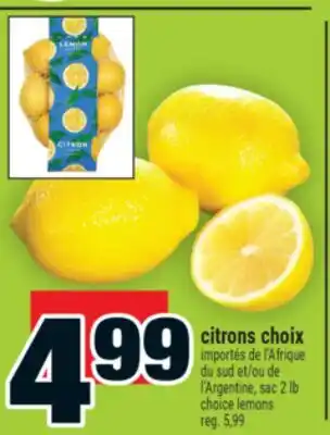 Super C Citrons choix | choice lemons offer