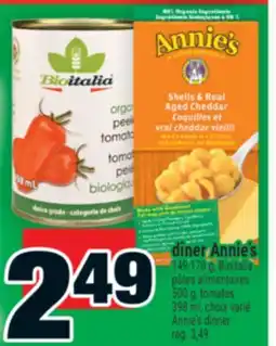 Super C dîner Annie's | Annie's dinner offer