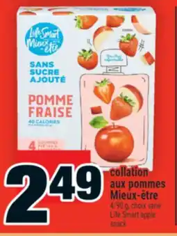 Super C collation aux pommes Mieux-être | Life Smart apple snack offer