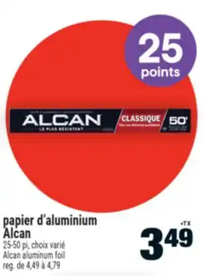 Super C papier d'aluminium Alcan | Alcan aluminum foil offer