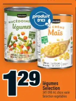 Super C légumes Selection | Selection vegetables offer