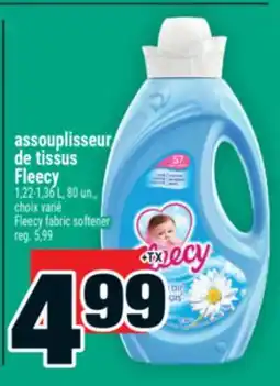 Super C assouplisseur de tissus Fleecy | Fleecy fabric softener offer